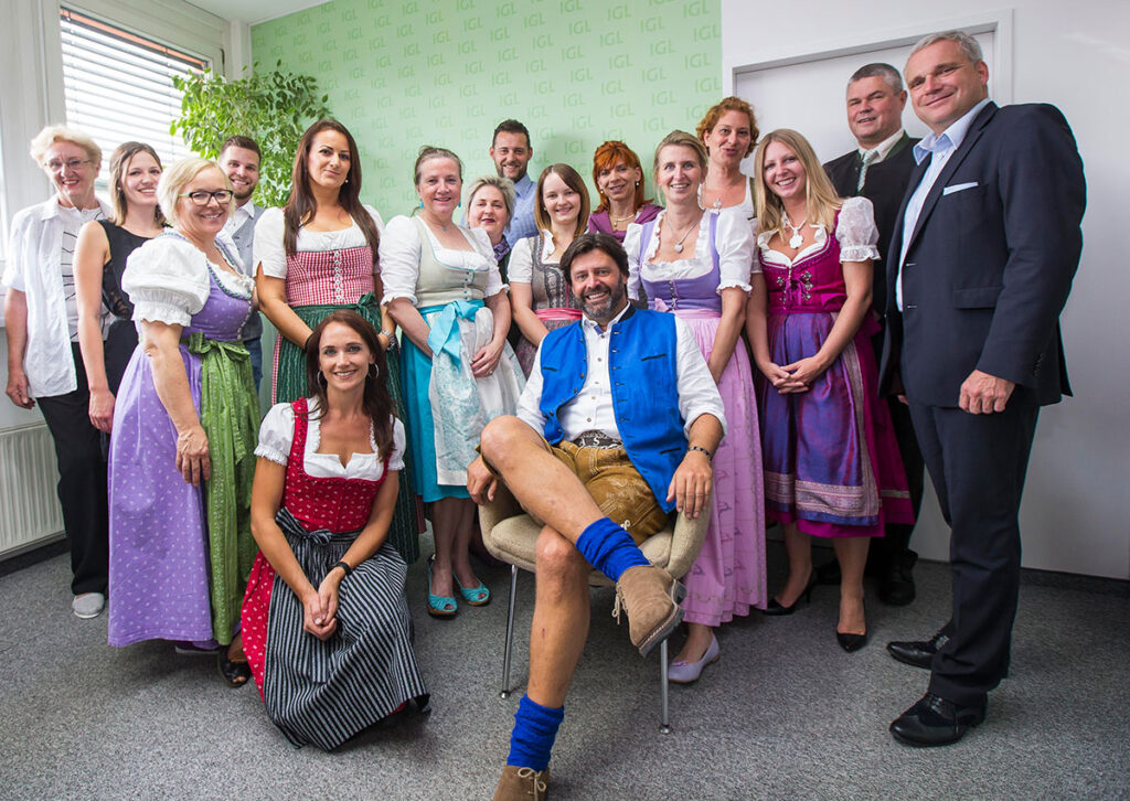Gruppenfoto Andreas Santner 25 Jahre Jubiläum