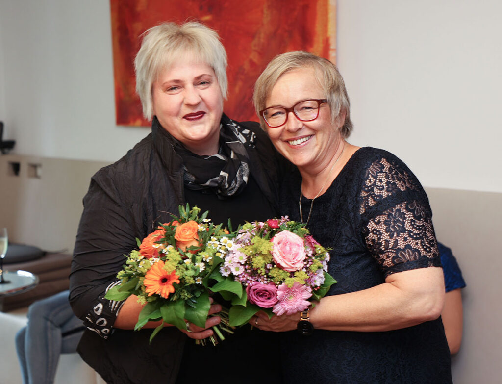 Gratulation an Karina Mayr und Verena Wimmer