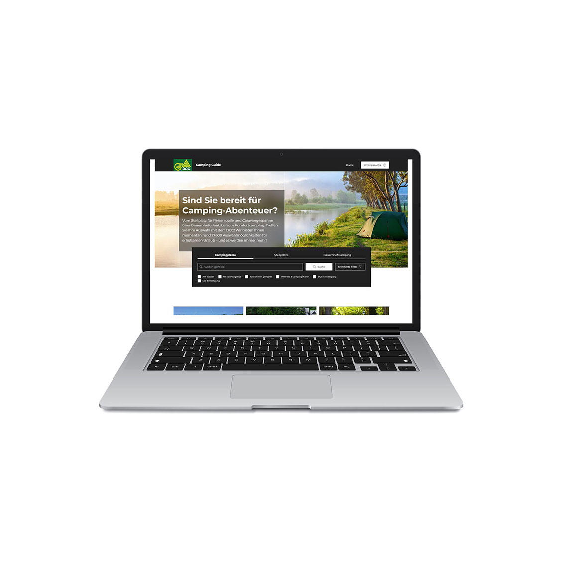 DCC online Campingkampagnen