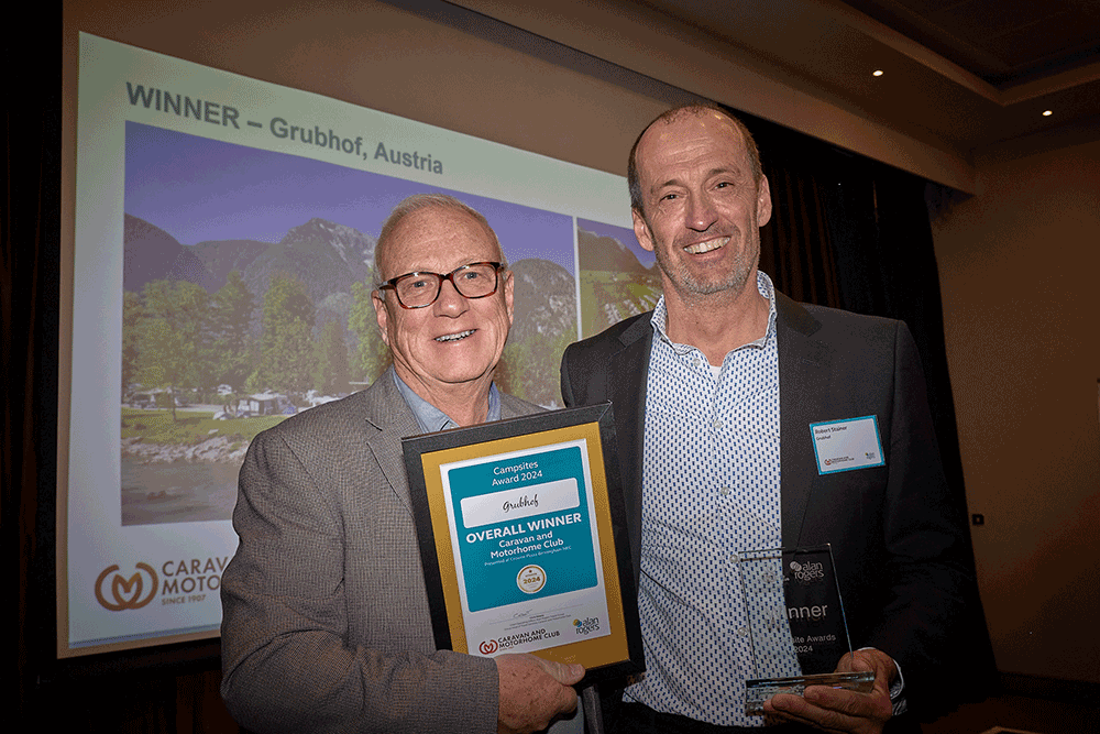CAMC Overall Award Winner Camping Grubhof Robert Stainer