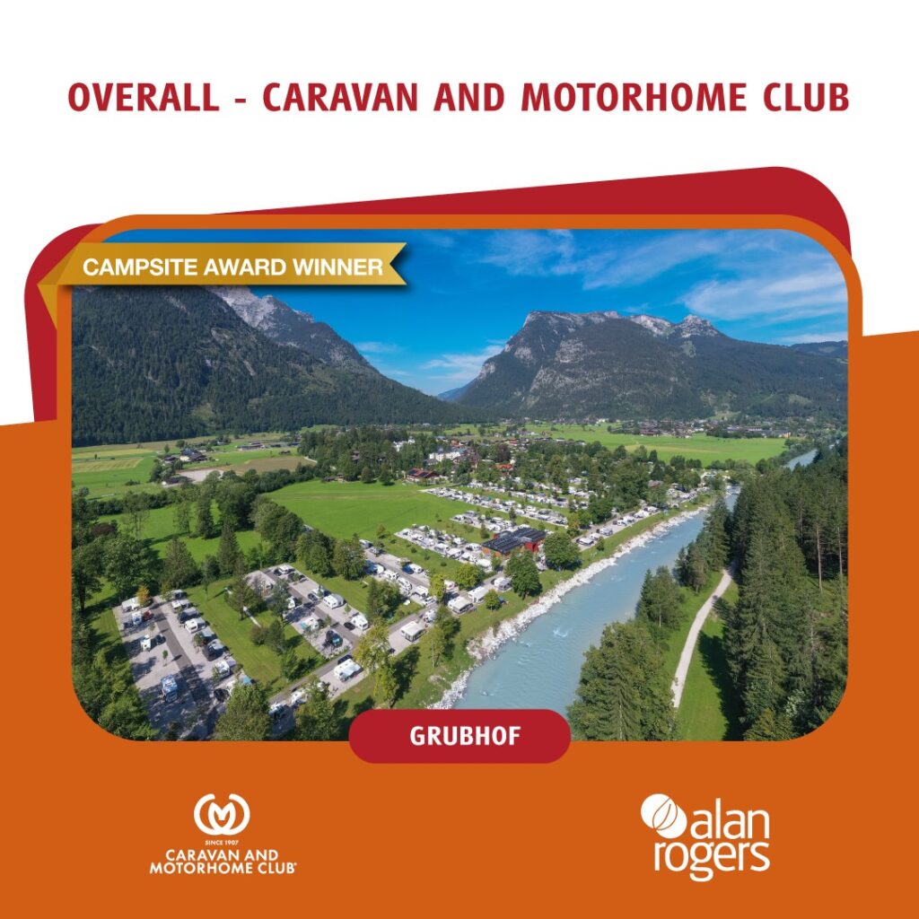 Overall Winner Caravan and Motorhome Club Camping Grubhof 2025