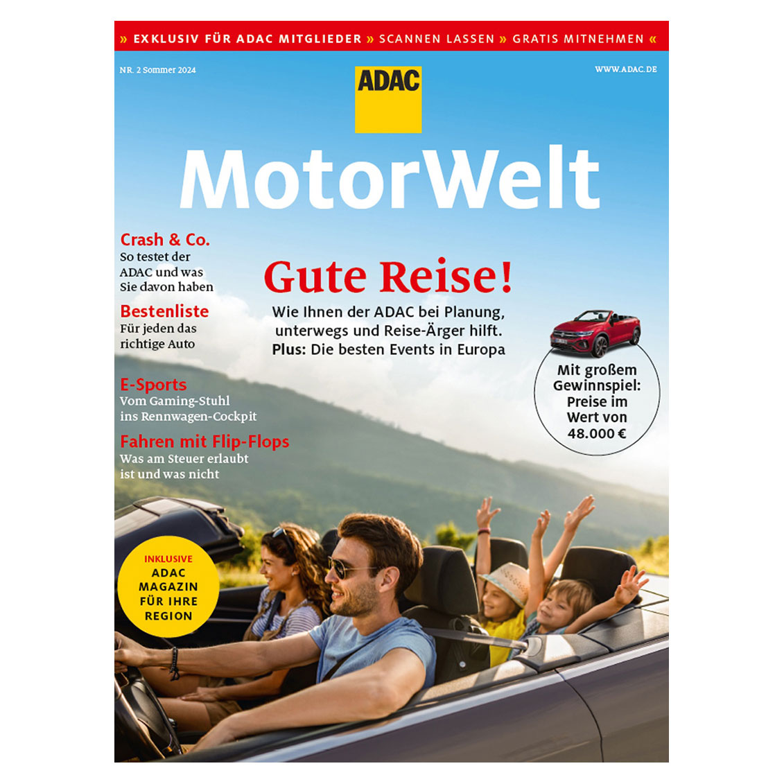 ADAC Motorwelt Mitgliedermagazin Cover 2026