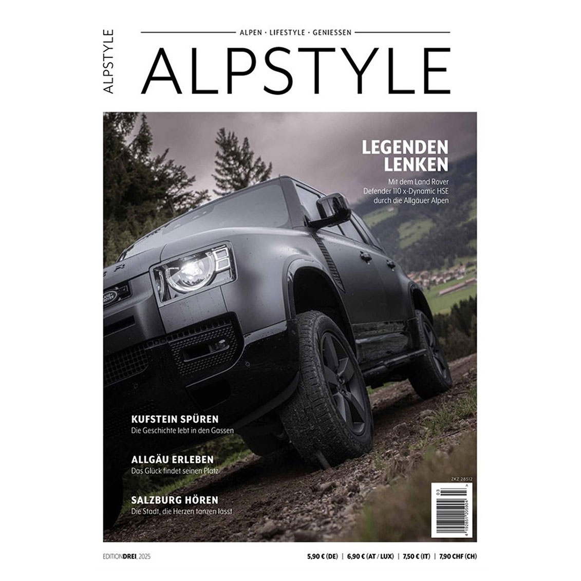 Alpstyle Lifestylemagazin Cover 2026