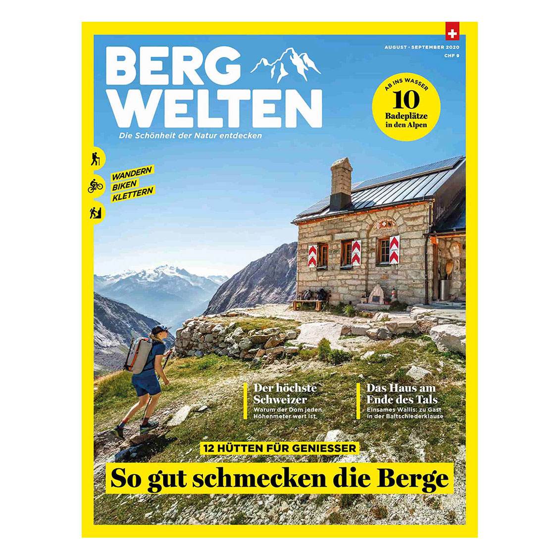 Bergwelten Outdoormagazin Cover 2026