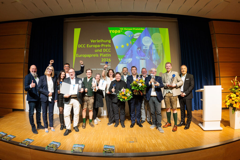 Alle glücklichen Gewinner des diesjährigen DCC Europapreises und DCC Europapreises in Platin