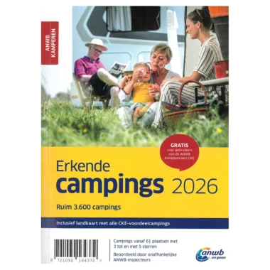 ANWB Erkende Campings niederländischer Campingführer Cover 2027