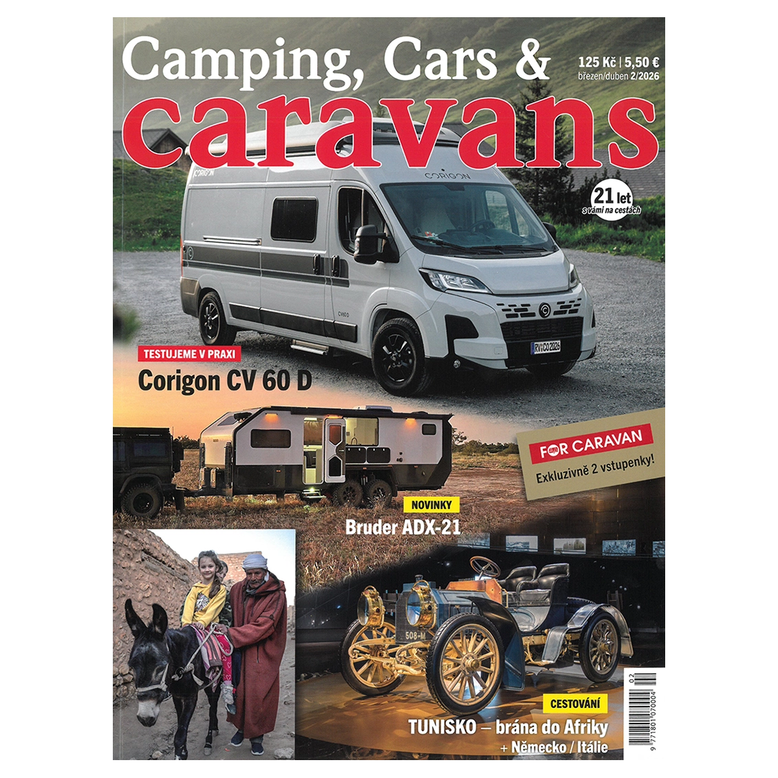 Camping, Cars & Caravans Tschechische Republik Cover 2027