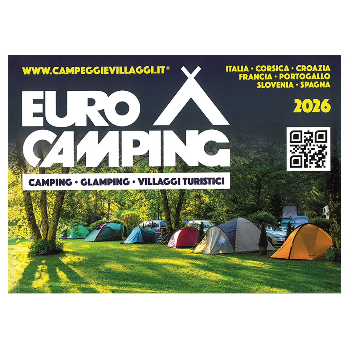 Eurocamping italienischer Campingführer Cover 2027